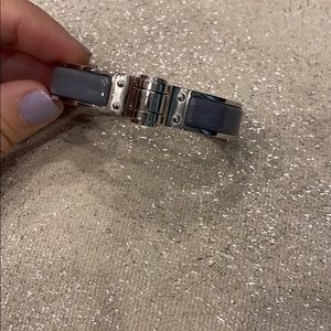 Hermès enamel hinged bracelet